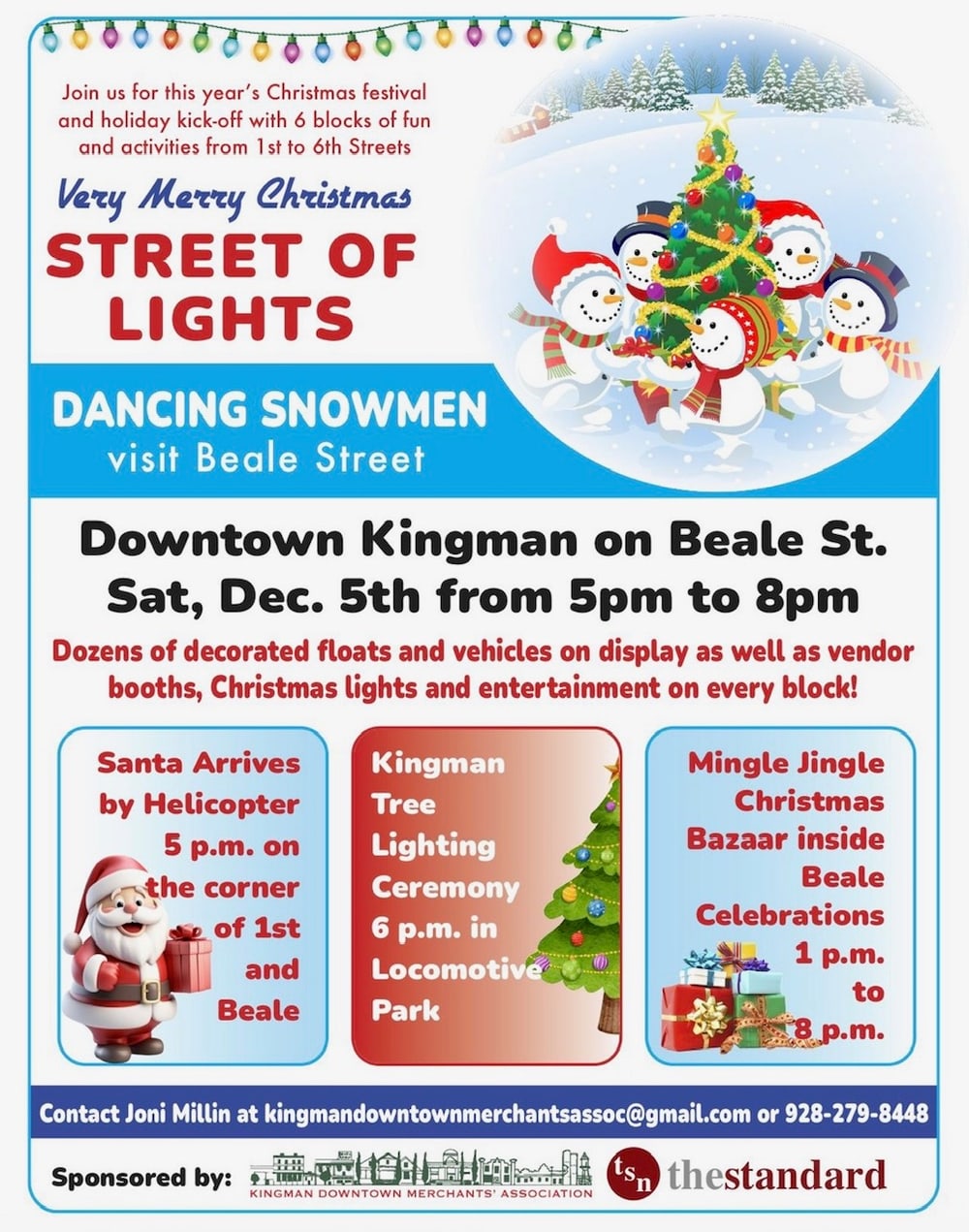 Very Merry Christmas Street of Lights event flyer